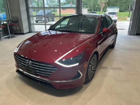 Red 2023 Hyundai Sonata Hybrid Limited for sale in Deridder, LA