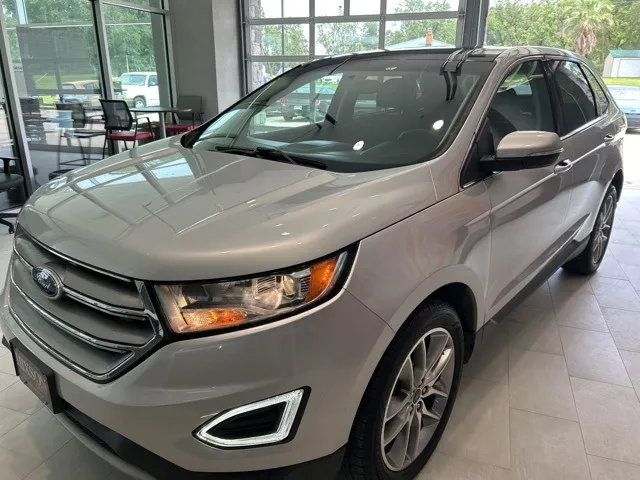 Silver 2017 Ford Edge Titanium for sale in Deridder, LA