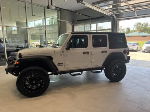 White 2020 Jeep Wrangler Unlimited Sport Altitude for sale in Deridder, LA