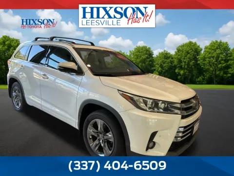 White 2018 Toyota Highlander Limited Platinum for sale in Deridder, LA