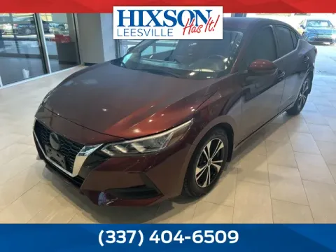 Red 2022 Nissan Sentra SV for sale in Deridder, LA
