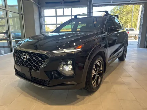 Black 2019 Hyundai Santa Fe Ultimate for sale in Deridder, LA