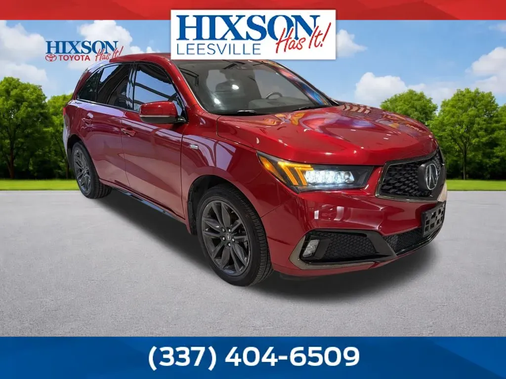 Red 2019 Acura MDX 3.5L Technology Pkg w/A-Spec Pkg for sale in Deridder, LA