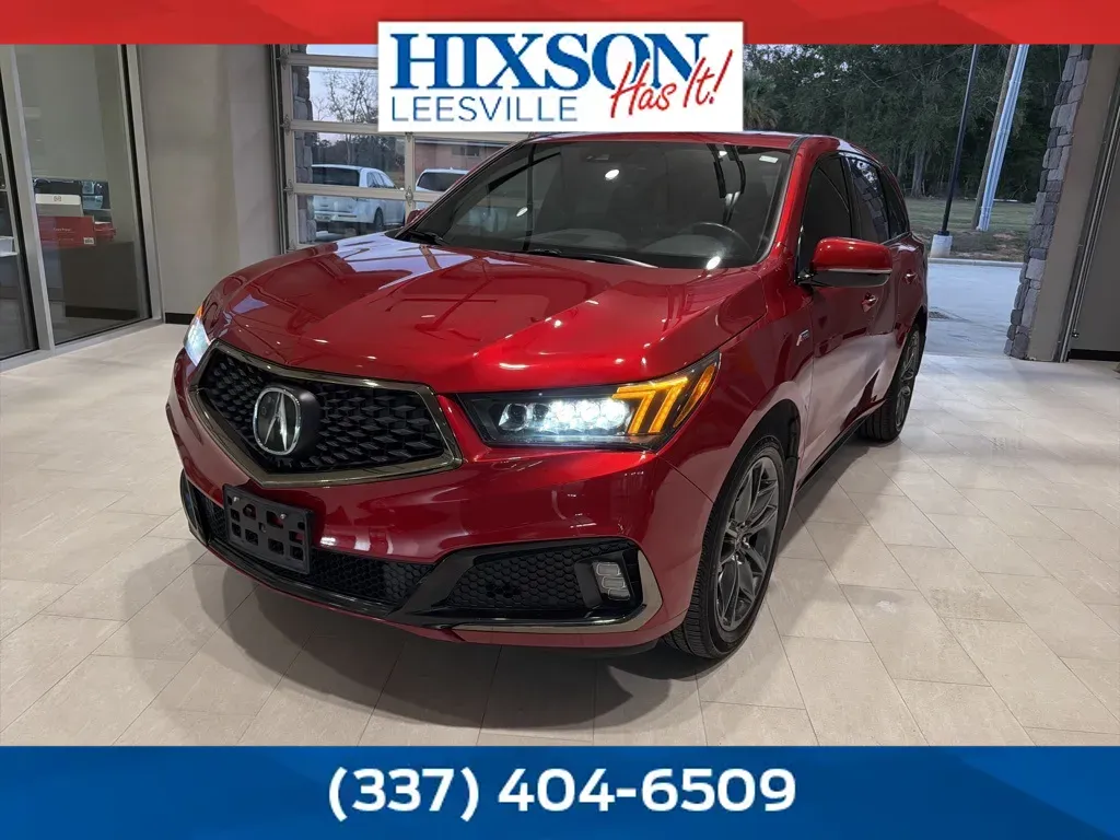 Red 2019 Acura MDX 3.5L Technology Pkg w/A-Spec Pkg for sale in Deridder, LA