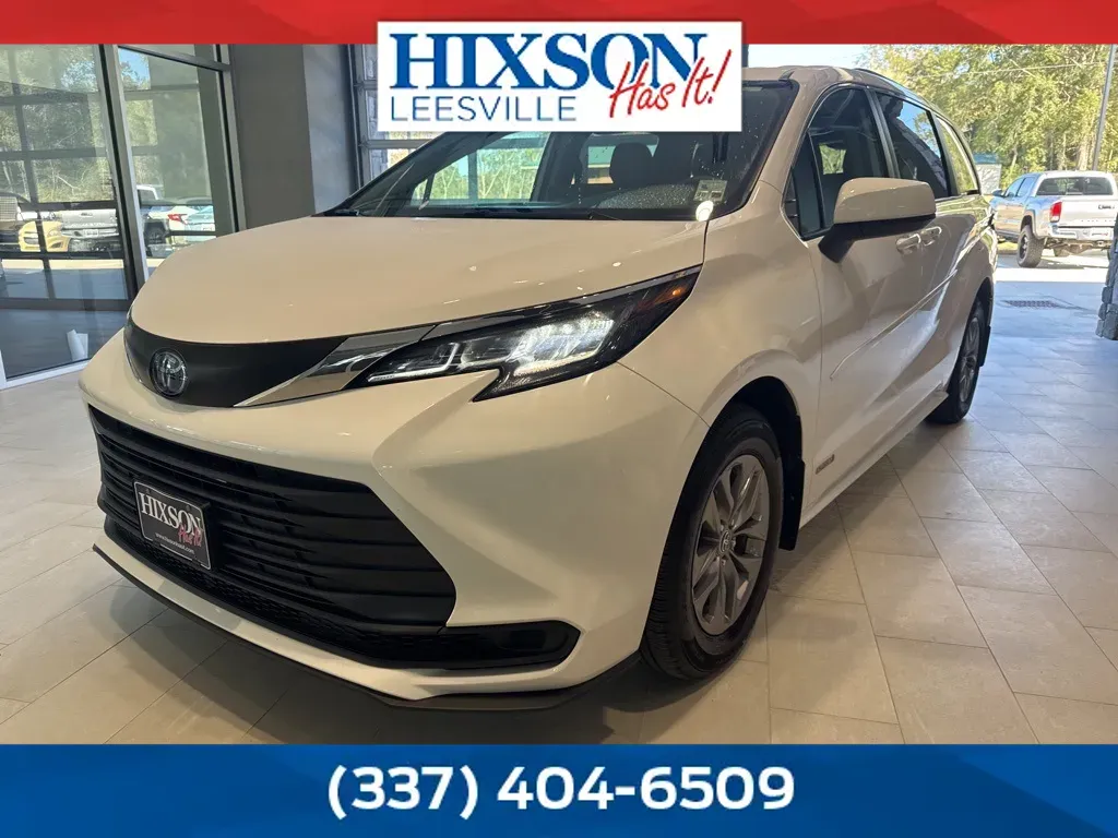 Gray 2021 Toyota Sienna LE for sale in Deridder, LA