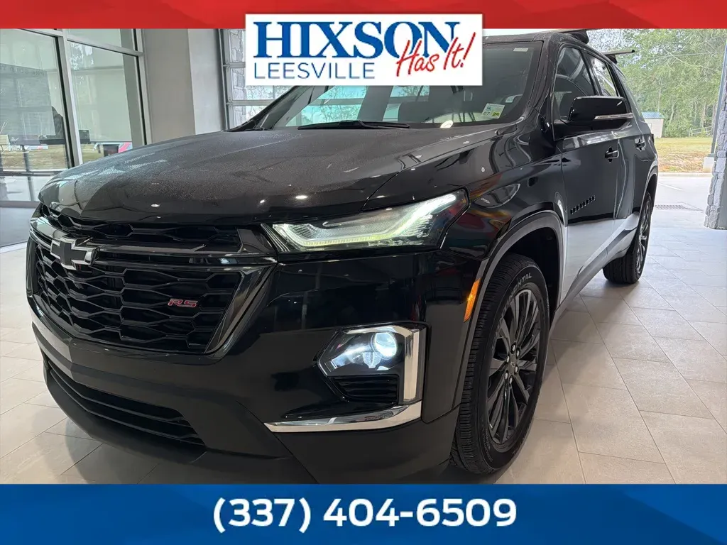 Black 2022 Chevrolet Traverse RS for sale in Deridder, LA