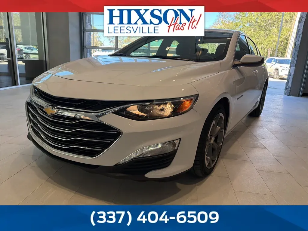 White 2023 Chevrolet Malibu LT for sale in Deridder, LA