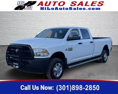 White 2017 Ram 2500 Tradesman for sale in Frederick, MD
