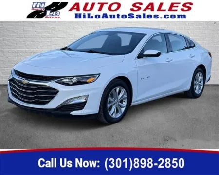 White 2025 Chevrolet Malibu LT for sale in Frederick, MD