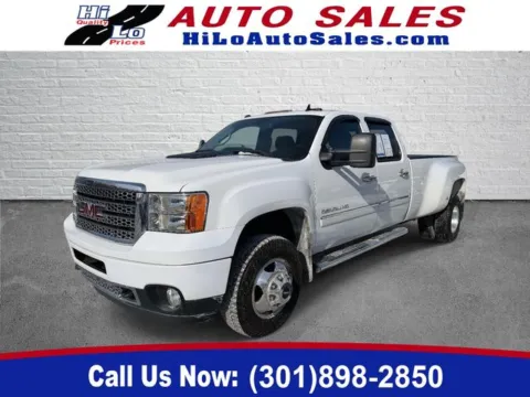 White 2013 GMC Sierra 3500HD Denali for sale in Frederick, MD