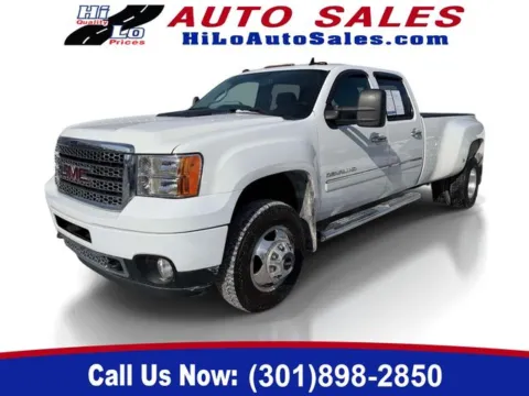 White 2013 GMC Sierra 3500HD Denali for sale in Frederick, MD