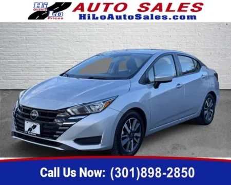 Silver 2023 Nissan Versa 1.6 SV for sale in Frederick, MD