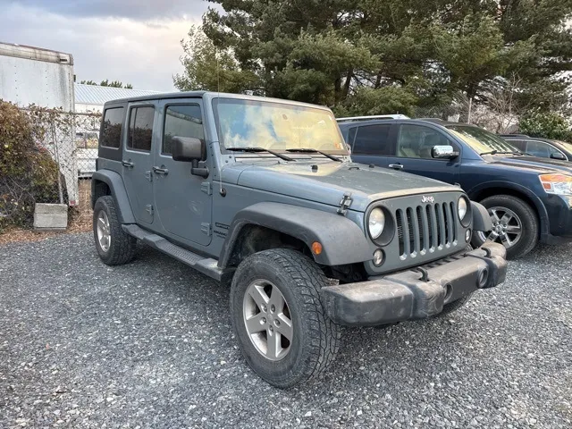 Gray 2015 Jeep Wrangler Unlimited Sport for sale in Frederick, MD