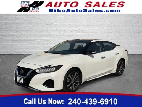 White 2019 Nissan Maxima 3.5 SL for sale in Frederick, MD