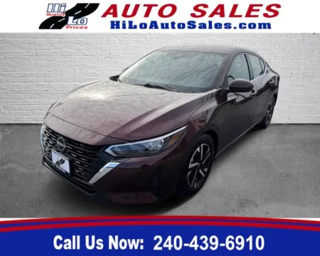 Red 2024 Nissan Sentra SV for sale in Frederick, MD