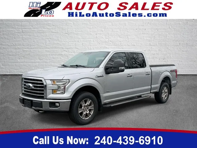 Silver 2016 Ford F-150 XLT for sale in Frederick, MD