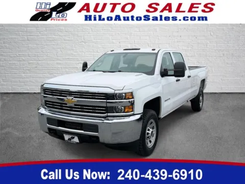 White 2016 Chevrolet Silverado 3500HD Work Truck for sale in Frederick, MD