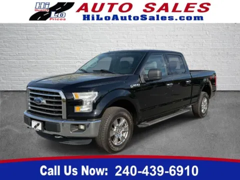 Black 2016 Ford F-150 XLT for sale in Frederick, MD