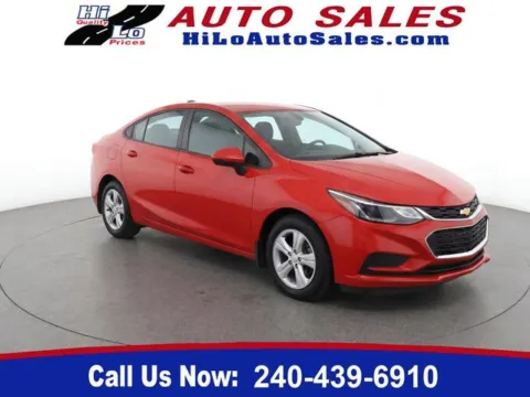 Red 2017 Chevrolet Cruze LS for sale in Frederick, MD