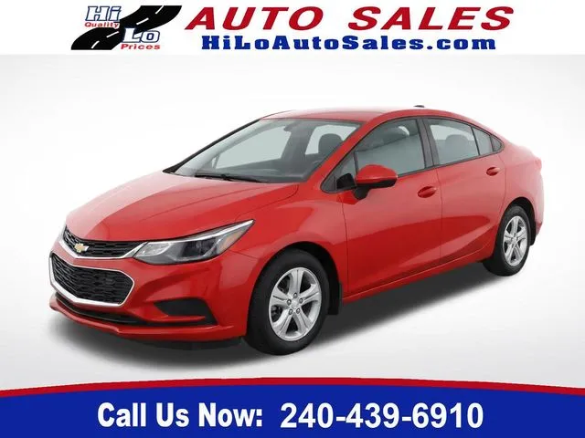 Red 2017 Chevrolet Cruze LS for sale in Frederick, MD