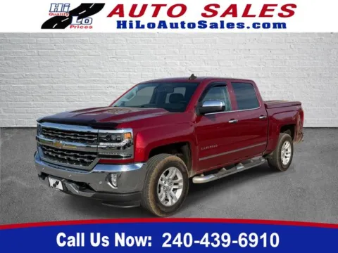Red 2018 Chevrolet Silverado 1500 LTZ for sale in Frederick, MD