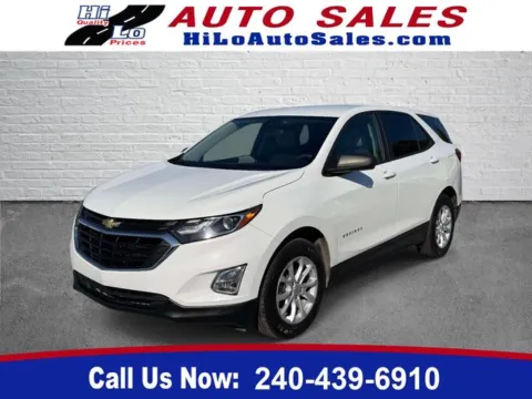 White 2021 Chevrolet Equinox LS for sale in Frederick, MD