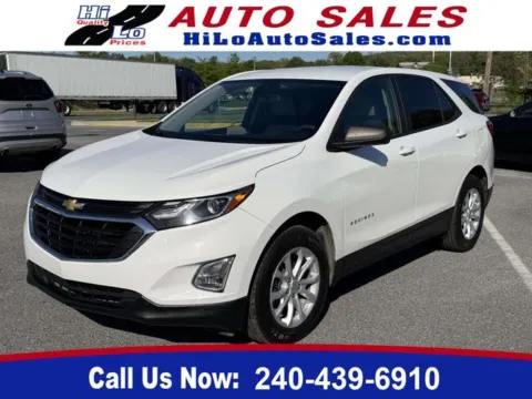 White 2021 Chevrolet Equinox LS for sale in Frederick, MD