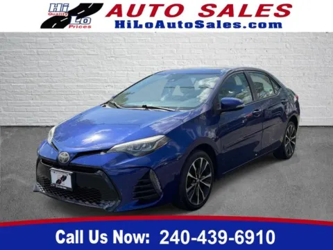Blue 2017 Toyota Corolla SE for sale in Frederick, MD