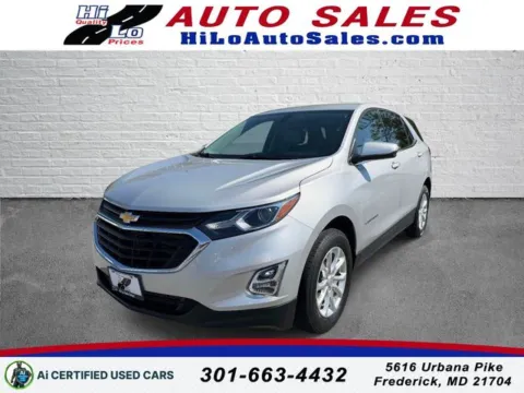 Silver 2019 Chevrolet Equinox LT for sale in Frederick, MD