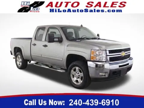 Gray 2014 Chevrolet Silverado 2500 HD LT for sale in Frederick, MD