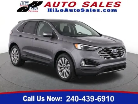 Gray 2024 Ford Edge Titanium for sale in Frederick, MD