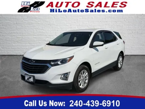 White 2019 Chevrolet Equinox LT for sale in Frederick, MD