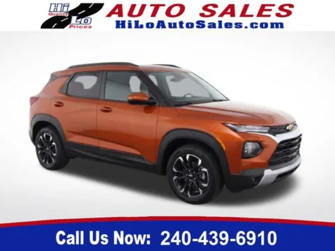 Orange 2022 Chevrolet TrailBlazer LT for sale in Frederick, MD
