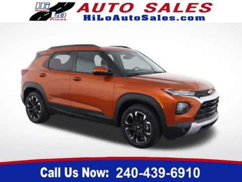 Orange 2022 Chevrolet TrailBlazer LT for sale in Frederick, MD