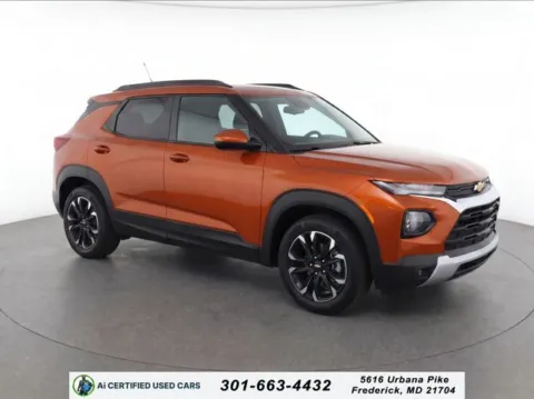 Orange 2022 Chevrolet TrailBlazer LT for sale in Frederick, MD