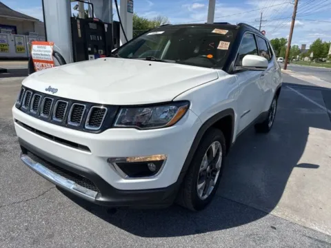 White 2018 Jeep Compass Limited for sale in Frederick, MD