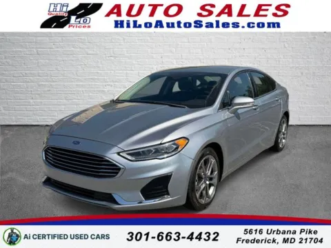 Silver 2020 Ford Fusion SEL for sale in Frederick, MD