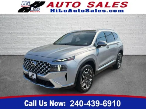 Silver 2023 Hyundai Santa Fe Limited for sale in Frederick, MD