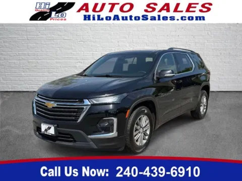 Black 2023 Chevrolet Traverse LT for sale in Frederick, MD