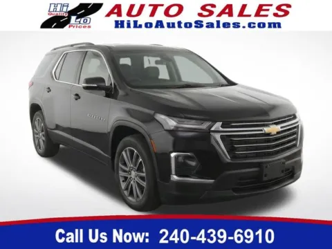 Black 2023 Chevrolet Traverse LT for sale in Frederick, MD