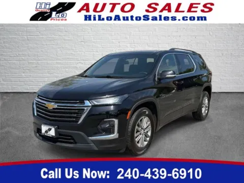Black 2023 Chevrolet Traverse LT for sale in Frederick, MD