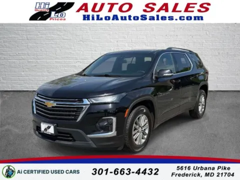 Black 2023 Chevrolet Traverse LT for sale in Frederick, MD