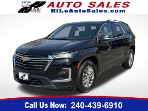 Black 2023 Chevrolet Traverse LT for sale in Frederick, MD