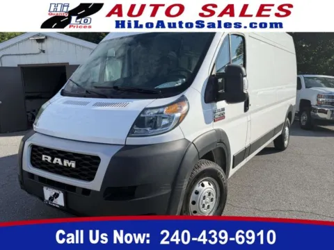 Photos of 2022 Ram ProMaster 2500 High Roof for sale in Frederick, MD at Hi Lo Auto Sales