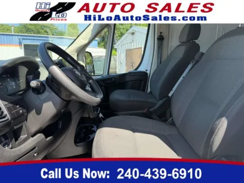 White 2022 Ram ProMaster 2500 High Roof for sale in Frederick, MD