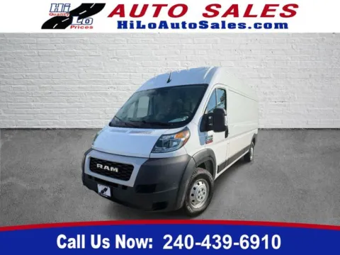 Photos of 2022 Ram ProMaster 2500 High Roof for sale in Frederick, MD at Hi Lo Auto Sales