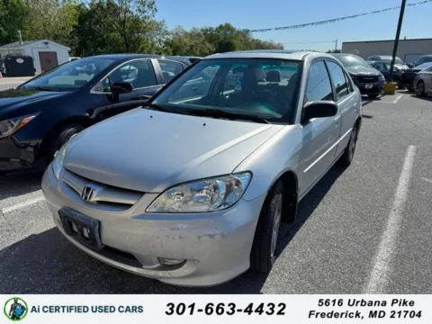 Silver 2005 Honda Civic EX for sale in Frederick, MD