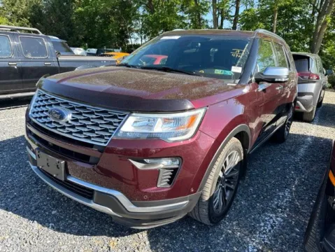 Red 2019 Ford Explorer Platinum for sale in Frederick, MD