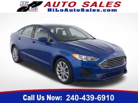 Blue 2020 Ford Fusion SE for sale in Frederick, MD