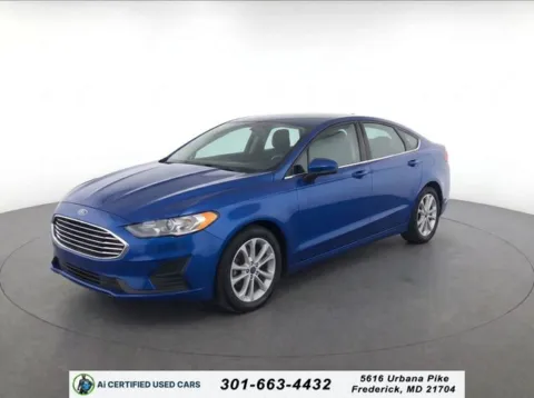 Blue 2020 Ford Fusion SE for sale in Frederick, MD
